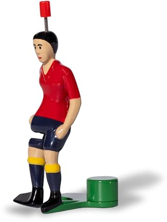 TIPP-KICK Star-Kicker España I Jugadores Originales para jóvenes y Mayores I Diviértase Jugando con Esta Figura de fútbol en Todos Nuestros futbolines I Accesorios I Camiseta roja
