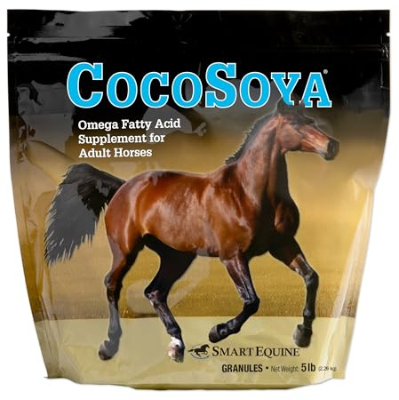 SmartEquine CocoSoya Granular | for Skin and Coat | Contains Soybean Oil and Coconut Oil for Overall Coat Shine and Horse Health | Nourishing Fatty Acids for a Lustrous Appearance | 5 LB