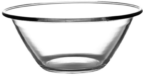CIYODO Saladier Verre Bol Transparent Bol à Dessert Pour Salades Fruits Légumes Et Autres Aliments