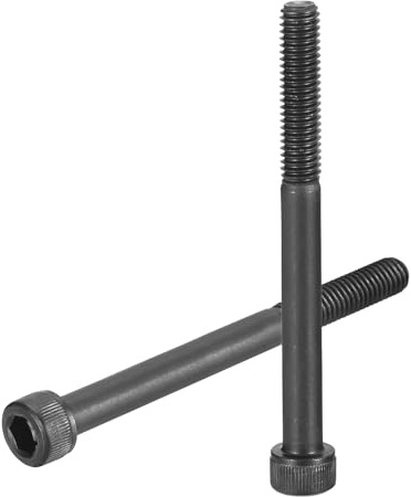 QUARKZMAN 30 Stück M6-1x65 Zylinderschrauben mit Innensechskantkopf, Klasse 12.9 Kohlenstoffstahl Innensechskantschraube, Vollgewinde Schwarzoxid-Befestigungselemente für Maschinen