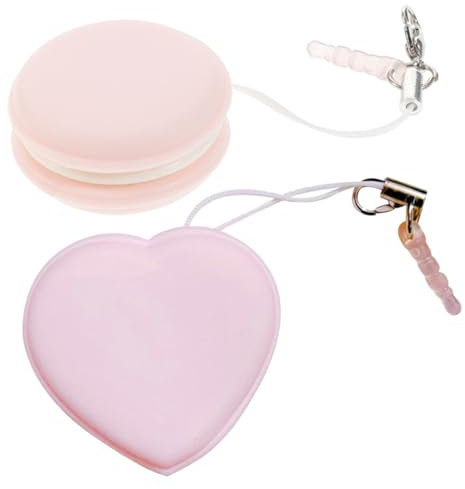 COLLBATH 2 Stück Linsenreinigungstücher Handytuch Bildschirmreiniger Glaslinse Microfasertuch Rosa Herzform Kompakt Für Kamera Brille Tablet