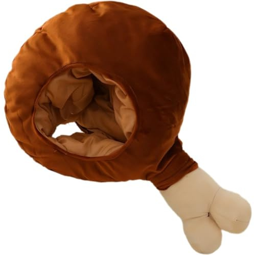 Tsffae Hühner-Kopfbedeckung, Performance-Hut, Drumsticks-Kopfschmuck, Verkleidungszubehör, Performance-Requisite, Foto-Requisite Für Party, Mütze, Drumsticks-Hut, Trendiger Hut, Bequeme Kopfbedeckung
