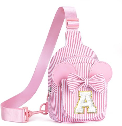 QLOVEA 2 3 4 5 6 Year Old Girl Birthday Gift for Girls Sling Bag, Pink A | Birthday Gifts for Girls Kids, Gifts for 2 3 4 5 6 7 Year Old, Toddler Purse, Little Girls Purse, Kid Crossbody Bag Sling Bag