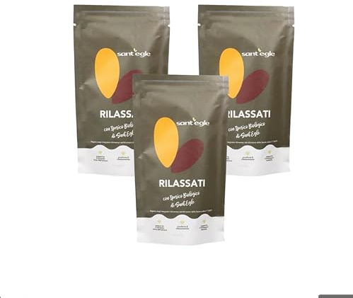 Sant'Egle - Rilassati, Iperico Biologico, Erba di San Giovanni, 90 capsule x 3 - Confezione Risparmio