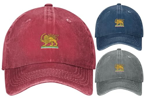 Make-Iran-Great-Again Hat, Iran Flag Hat, Lätt justerbara kepsar med kulturtema, Truckerkeps för män kvinnor, basebollhatt, för familjevänner Utomhusresor Sport Pendla Casual