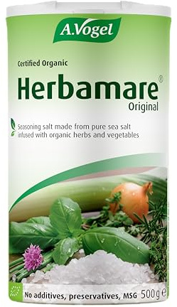 A.Vogel Herbamare Original Seasoning Salt | Sea Salt with 12 Different Fresh Organic Vegetables & Herbs| Add Flavour to Cooking | 500g