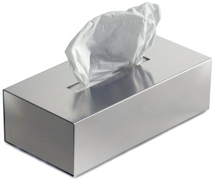 Azizumm Tissuebox, Papiertücherbox aus Edelstahl, Top Qualität, Made in Germany