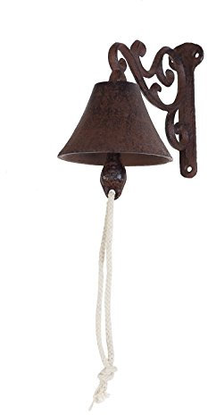 Metal Cast Iron Weatherproof Antique Door Bell Ring Wall Mounted Decoration Doorbell