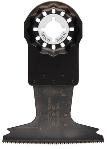 Makita B-64820 Starlock BiM Tauchsägeblatt 65 mm TMA048 wood and metal, für Holz und Metall, 65 mm breit, für Multitool, Multifunktionswerkzeug, 1 Stück