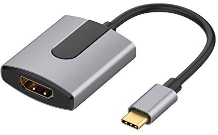 7xinbox Adaptateur USB C vers HDMI VGA 4K, HDMI vers VGA, HD TV projecteur moniteur VGA adaptateur pour iPad Pro, ordinateur, PC, HDTV, ordinateur de bureau, ordinateur portable de type C