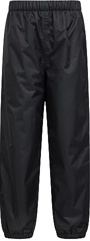 Mountain Warehouse Waterproof Fleece Lined Kids Pants Black 11-12y