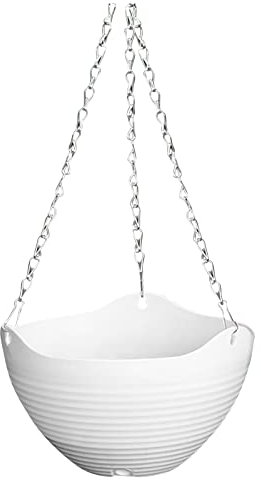 Wzxhew # Bunte hängende Kunststoff-Blumentöpfe Garten Hängetöpfe für Pflanzen, kleine Größe 21 x 13 cm (B, B)
