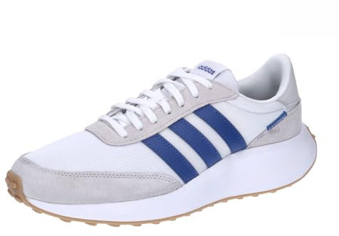 adidas Herren Run 70S Lifestyle Running Shoes Schuhe, Cloud White/Royal Blue/Grey One, 43 1/3 EU