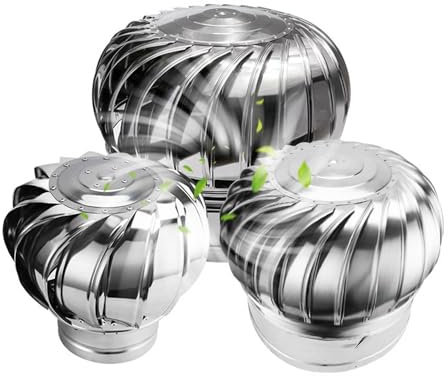 Lnder Comignolo Girevole Canna Fumaria Rotante in Acciaio Inossidabile 100mm per Scarico A Parete Esterna Scarico Cappa Aria Frescaventilazione E Protezione dagli Insetti (Size : 10cm/3.9)