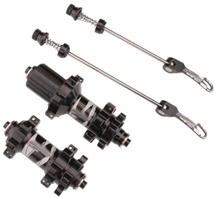 ZECHAO Mountainbike-Nabe,4 Abgedichtete Lager Schnellspanner 32 Löcher Bremse 8–12 Gänge for 6 Schrauben Scheibenbremse Mountainbike (Color : Black, Size : 9 * 100/10 * 135mm)