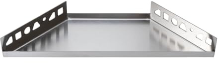 Dalsys Befliesbare Duschablage Ecke 310mm x 130mm Silber Edelstahl | Edelstahl, Ablage zum Einfliesen für die Dusche, korrosionsbeständig, rostfrei, Badaccessoire