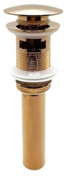 Abfluss Waschbecken 8 Farben Badezimmer-Pop-Up-Abflussrohr-Set, Waschbecken-Abfall-Stopper-Ventil, Waschbecken-Wasserkopf undichter Stopper-Set, Rotguss, Grau, Weiß Waschbecken Abfluss (Color : Rose