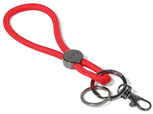 Volkswagen 3A4087010 Schlüsselanhänger GTI Design Logo Anhänger Keyring, rot