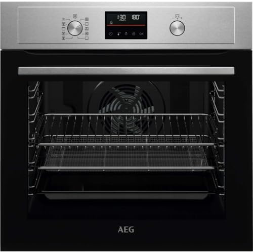 AEG BPX535A61M 3000 AirFry Pyrolytic Self Clean Oven - Stainless Steel