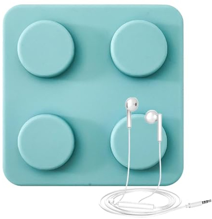 Avvolgicavo per cuffie, avvolgicavo in silicone, retrattile, per avvolgere gli auricolari, avvolgicavo portatile, 3 colori