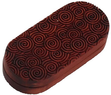 Magnetisches Finger-Slider-Spielzeug, Padauk-Holz, Unruhiges Finger-Spielzeug, Dekompressionsspielzeug aus Holz, Stressabbau, ADHS, Büro-Zappelspielzeug (Schrauben)