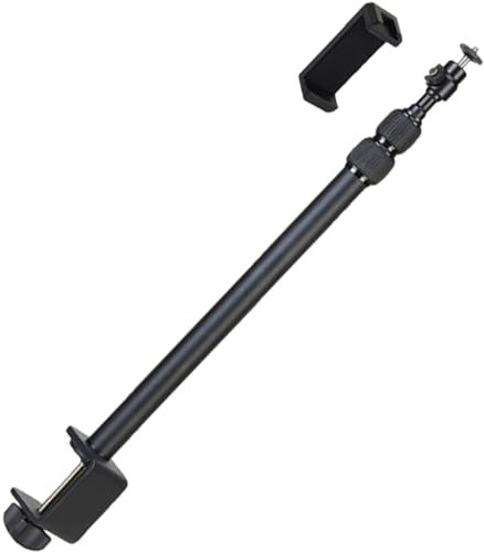 Holibanna Support De Bureau Réglable pour Webcam Monture De Table pour Diffusion Et Vidéo Support De Caméra avec Pince De Fixation pour PC Et Ordinateur Portable