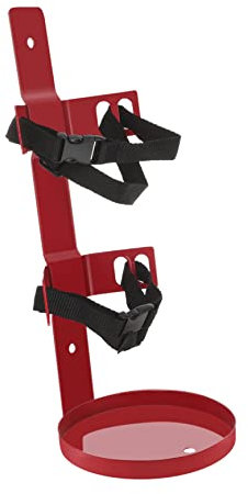 WATIIFUFU Support D'extincteur Mural en Fer Et Polyester pour Extincteur 2-4 Kg, Finition Lisse, Installation Facile, Support De Montage pour Extincteur Domestique Et Commercial