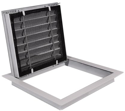 Dachfenster mit Öffnung aus Aluminium, Keller Tageslicht Tür, Ausstiegsfenster Schachtabdeckung, vielseitiger Wartungsausgangsdeckel für Dächer und Keller(25 * 25cm/9.8 * 9.8in)