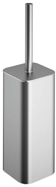COSMIC NEA Escobilla de Suelo para Baño de Acero Inoxidable Cromado Mate | Escobillero para WC de estilo minimalista. Fabricado en plástico y resina