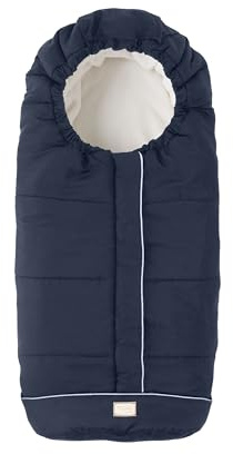 Moovo by Nuvita 9545 Junior City | Sacco Universale per Passeggino | Perfetto per Bambini da 6 a 36 Mesi (100 cm) | Tessuto Vellutato e Massimo Comfort per il Tuo Bambino fino a -10°C | Blu