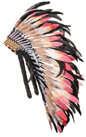 Hellery Indianischer Kopfschmuck für Kostümpartys Und Rollenspiele