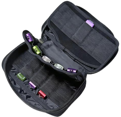 Issimober Bolsa de almacenamiento con 20 ranuras para tarjetas de memoria USB