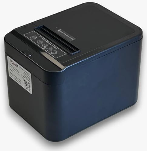 BLITZKASSE BlitzBD80 80mm Thermobondrucker für Kassensysteme mit Auto-Cutter – Bondrucker mit USB, LAN und Kassenschubladen-Anschluss, ESC/POS Kompatibel, für Laden, Kiosk, Imbiss und Gastronomie