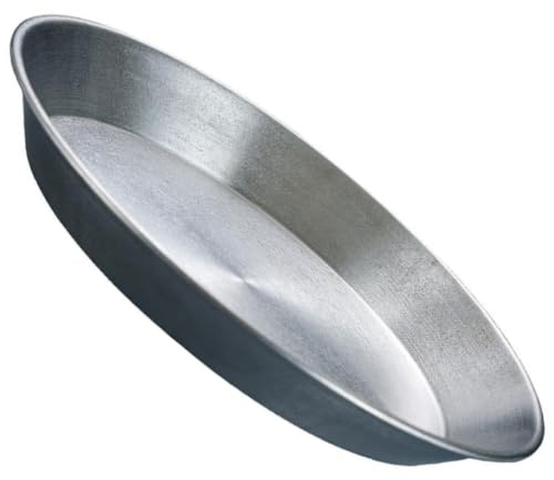 BESTOYARD Molde para Pizza de Acero Inoxidable Fondo Plano y Calentamiento Uniforme, Bandeja Multifunción Adecuado para Hornear Verduras y Pasteles