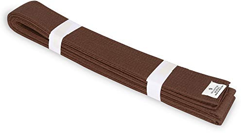 MACS Martial Arts Solid Color Karate Belt (Size 0-8) (Brown, 2)