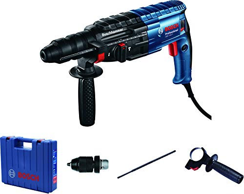 Bosch Professional Bohrhammer GBH 240 F (mit SDS plus, 790 W, inkl. Zusatzhandgriff, SDS plus Schnellwechselfutter, Tiefenanschlag, Handwerkerkoffer)