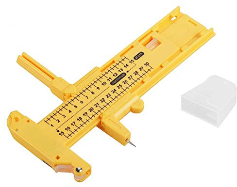 Cercle rotatif Cutter Haute Qualité Jaune PVC En Plastique Réglable Compas Outil De Coupe pour Couper Papier Carte En Cuir Artisanat Outil de Sheens