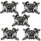 Bewässerung 5X Gardena Kreuzstück Verteiler Zubehör für das Micro-Drip-System 4,6 mm (3/16) Adapter (5X Kreuzstück 4,6mm)