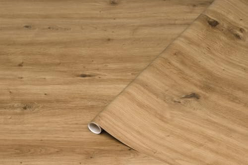 d-c-fix papier adhésif pour meuble effet bois Artisan Chêne foncé - film autocollant décoratif rouleau vinyle - pour cuisine, porte, table - décoration revêtement peint stickers collant -67,5 cm x 2 m