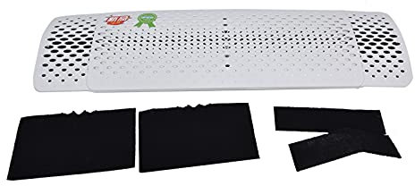 Restokki Deflector de Aire Acondicionado Purificación de Carbono Deflector de Aire Acondicionado Ajustable Accesorio doméstico 74-105cm