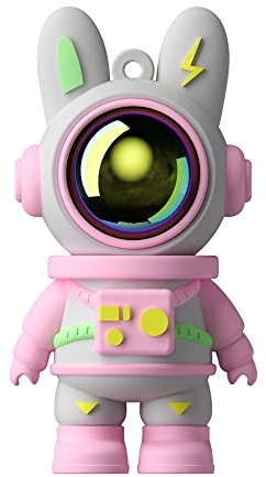 Cute Space Rabbit USB Flash Drive, Thumb Drive 64gb Waterproof USB 2.0 Memory Stick Small Size USB Drive Gift (64G, Pink)