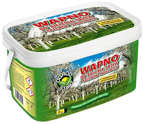 Weißanstrich Obstbäume Baumanstrich Baum Pflege Frostschutz Gartenkalk 2kg