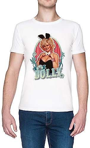 Dolly Parton Blanc Homme T-Shirt White Men's Tee