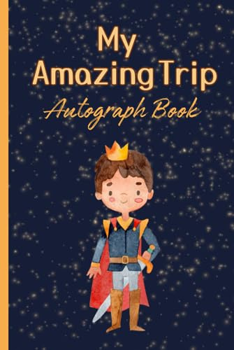 My Amazing Trip Autograph Book for boys: Character Signature and Photo Memory Album for Theme Park Adventures