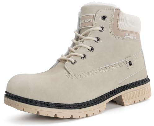 Eagsouni Winterschuhe Herren Damen Gefüttert Winterstiefel Warm Winter