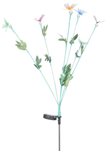 Angoily Solar Decorative Lights Dragonfly Garden Stake Lights Outdoor Patio for Landscape Decoration