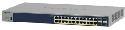 NETGEAR 52-Port PoE Gigabit Ethernet Smart Switch (GS752TPP) - Managed, Optional Insight Cloud, 48 x PoE+ 760W, 4 x 1G SFP, Desktop/Rackmount, Limited