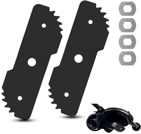 CLSR2U EB-007 7-1/2 Edge Hog Heavy-Duty Edger Replacement Blade Compatibles with Black+Deck er 2-in-1 String Trimmer, Fits Model LE750, LE710, LE760, EH1000, with of Wear Indicators, 2 PACK