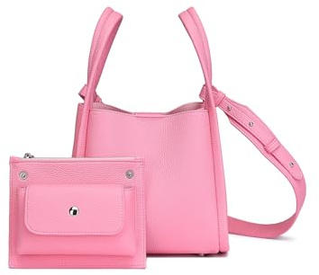 YONBEN Handtasche Damen Klein Umhängetasche Shopper | Weiche Leder-Optik mit Reißverschluss und verstellbarem Schulterriemen – kompakt für Alltag, Büro und Ausgehen.