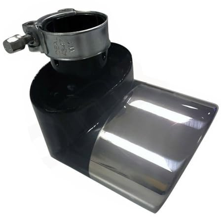 OMAC Auspuffblende Endrohr für Smart ForTwo 1998-2007 Edelstahl 33-41mm | 1-teilig, Endrohrblende, fahrzeugspezifisch